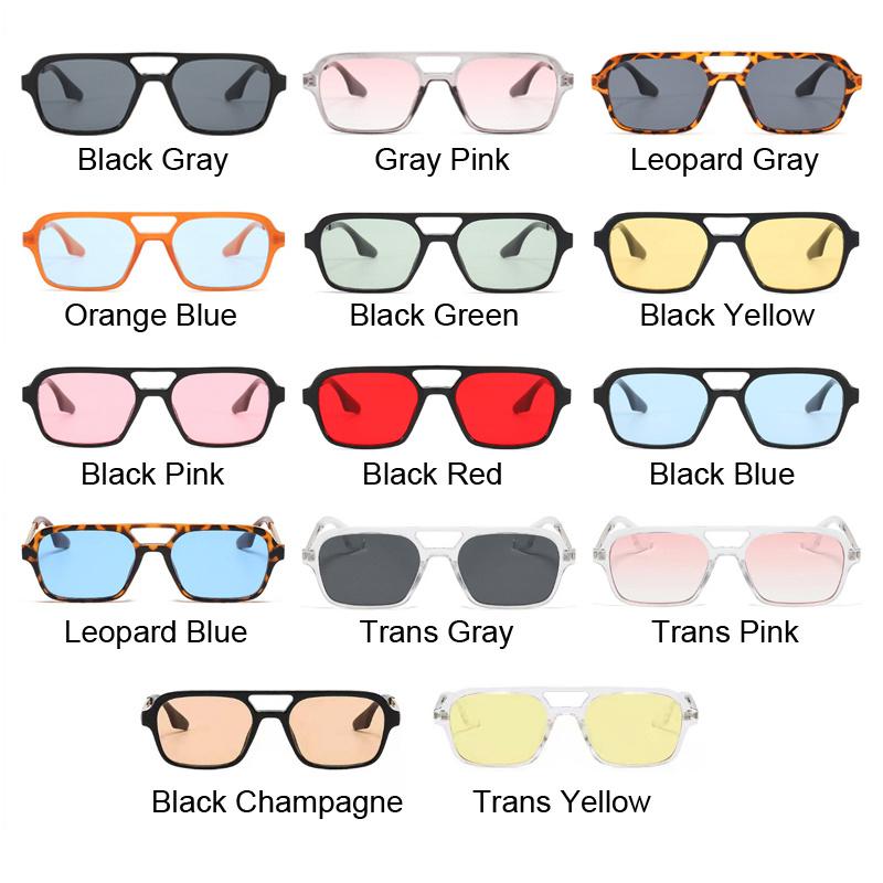 Čtvercové sluneční brýle s malým rámem Žena Značka Návrhář Móda Luxusní sluneční brýle Dámské Vintage duté leopardí modré Oculos De Sol
