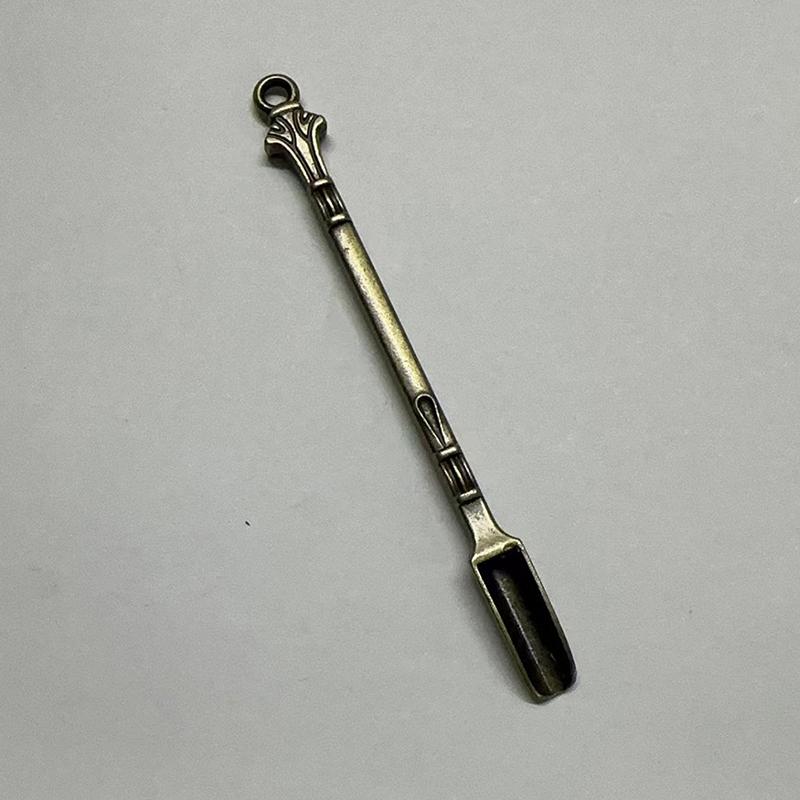 1Pc Metal Mini Shovel Spoon Medicine Spoon Micro Debugging Shovel Dessert Salt Teaspoon Mini Powder Spoon Kitchen Accessories