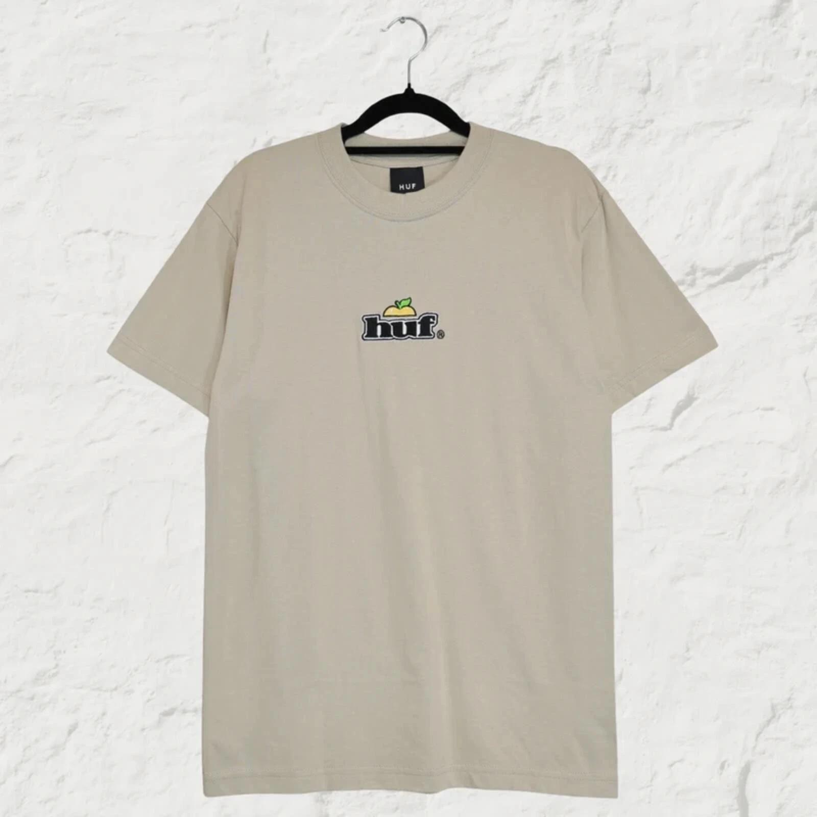 HUF Футболка Produce Clay Streetwear Графическая футболка Повседневная летняя для скейтбординга Размер S 2XL
