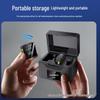 Dual Wireless Lapel Microphone H7 with Digital Display Charging Case for Live Streaming & Noise Reduction Recording