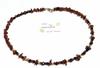 [Malline] Natural Stone Necklace Garnet Onyx Short Necklace [Amulet] Made In Japan Length Approx. 43cm