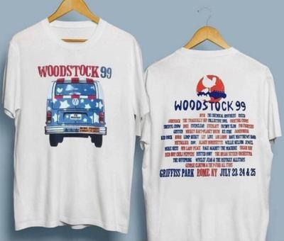 99 VRAI T-shirt Vintage Woodstock 1999 Cadeau Toutes Tailles S5XL T-shirt Unisexe