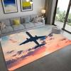 Fashion Airplane 3D Carpet Home Decor Living Room Hallway Entrance Doormat Boy's Bedroom Rug Non-Slip Bathroom Kitchen Floor Mat