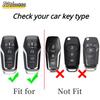 New Carbon Abs Car Key Case Fob Cover For Ford Fusion Mondeo Mustang F-150 Explorer Edge     Car Accessories
