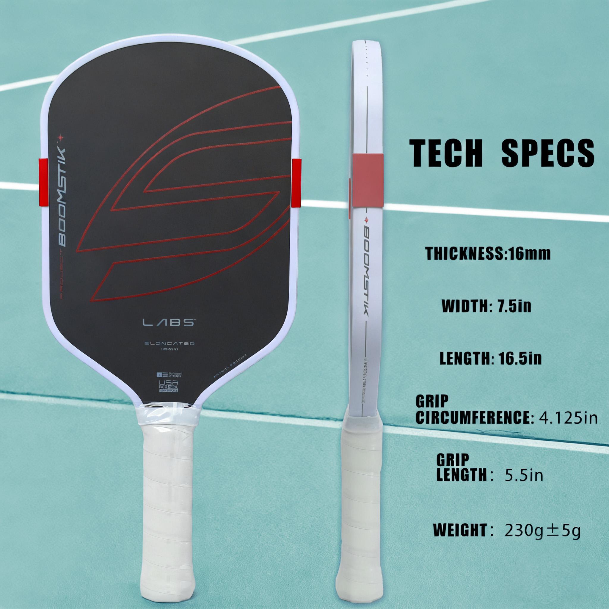 Foam Core Elongated Boomstick Portable Lightweight High Quality Best Pickleball Paddles 2026 LABS Project Style Similarity