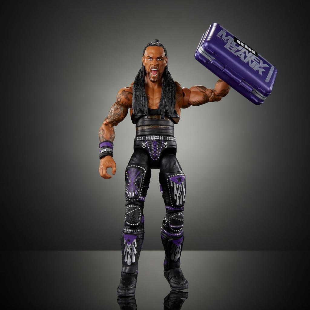 Mattel WWE Ultimate Edition Action Figure Accessories Damian Priest Collector Set with Interchangeable Head Hands and 30 Articulation Points & 6-inch