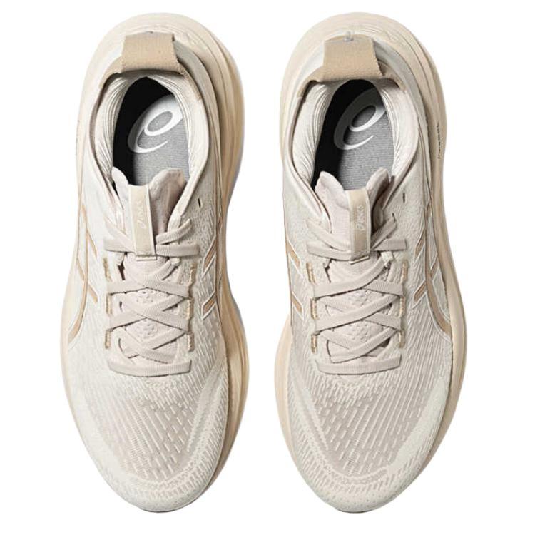 Asics Gel Nimbus 27 Birch Men Sneakers Cream Feather-Grey 1011C096-200