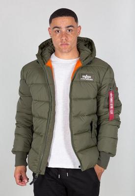 Alpha Industries Kapüşonlu Şişme Mevsimlik Ceket Fd yeşili (118113-257)