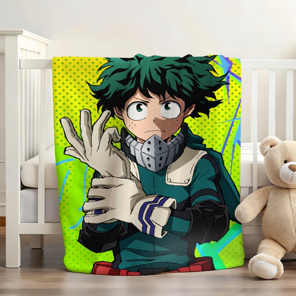 Anime My Hero Academia Blanket Soft and Skin Friendly For Couch Bed Napping Bedspread All Seasons Comforter