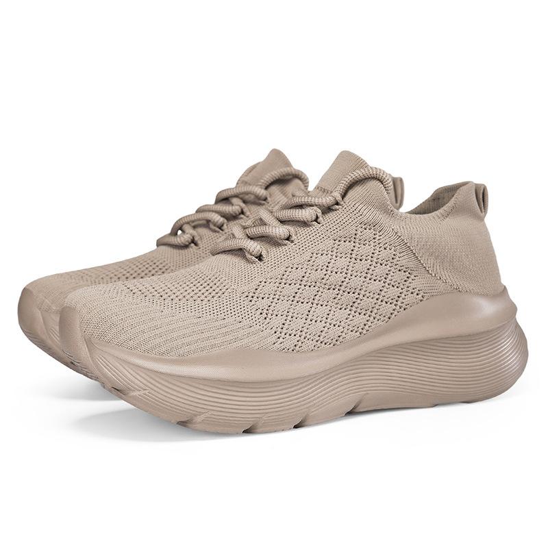Women's casual sports shoes, the same fly-woven casual sports shoes for men and women, comfortable sports socks and dance shoes 2503