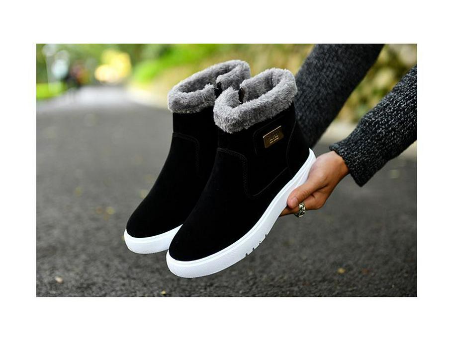 Pánské sněhule ve stylu Korean s fleecovou podšívkou a vysokým svrškem