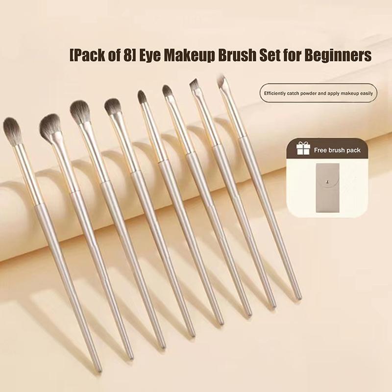Eye Makeup Smudge Undercover Eyeliner Blade Eye Detail Small Makeup Brushes Eye Soft Bristle Eyeshadow Brushes With Storage Bag