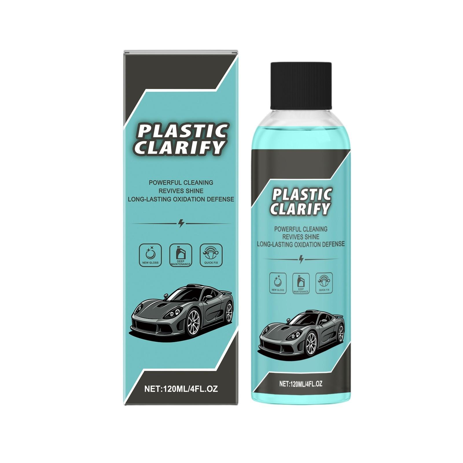 

Automobile Plastic Refurbishment Agent Reducing Agent Bright Plating Agent Aging Tire Interior Leather Seat Cleaning Agent Dedicated(120ML) One Size