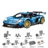 IN STOCK 10530 1:8 MOC Technical RC Sports Car Building Blocks Assembling Racing Bricks Toys for Children Christmas Gift Set