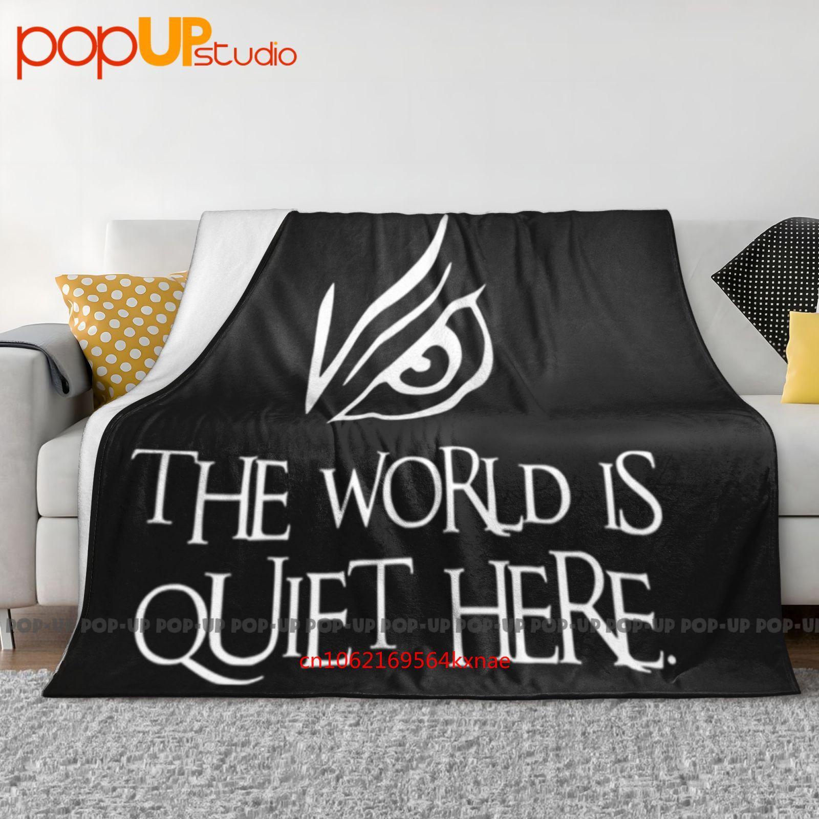 

The World Is Quiet Here Ultra-Soft Blanket Quilt Winter Sofa Cover Bed Covers 30x40in