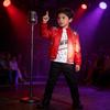 Michael Jackson Performance Costume Threepiece Red Leather Cosplay For Children