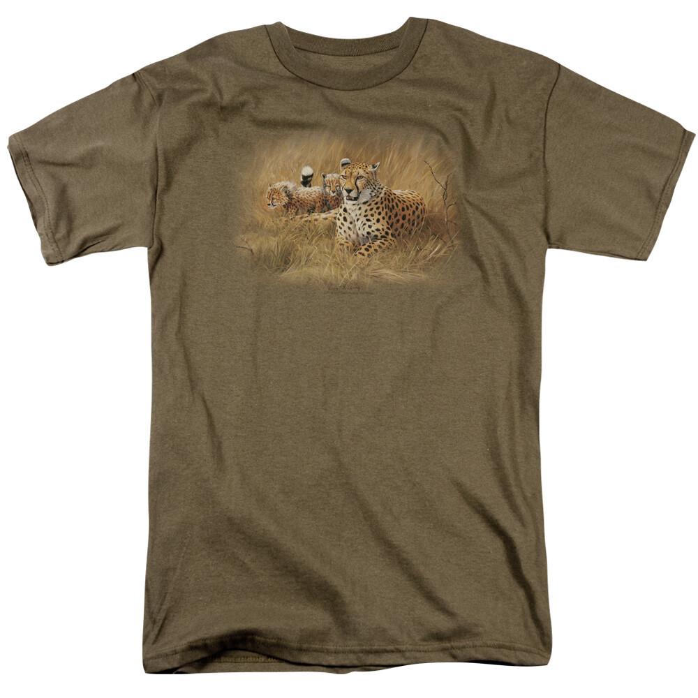 Wild Wings Cheetah Family T-Shirt S