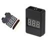 Bx100 Tester di Tensione per Batterie Lipo 1-8S Allarme Buzzer Bassa Tensione Doppi Altoparlanti per Uso di Monitoraggio Batteria Modelli di Droni Rc
