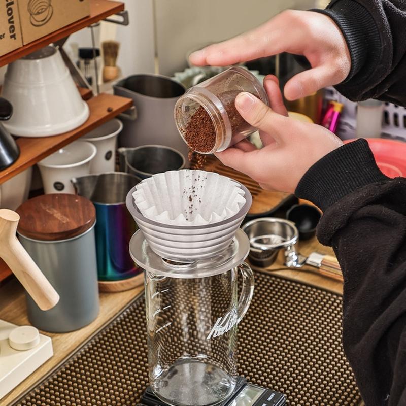 Překapávač na kávu Pour Over Pomalý kapací kávový filtr Kávovar Pour Over pro přípravu jedné šálku Vychutnávání Příslušenství