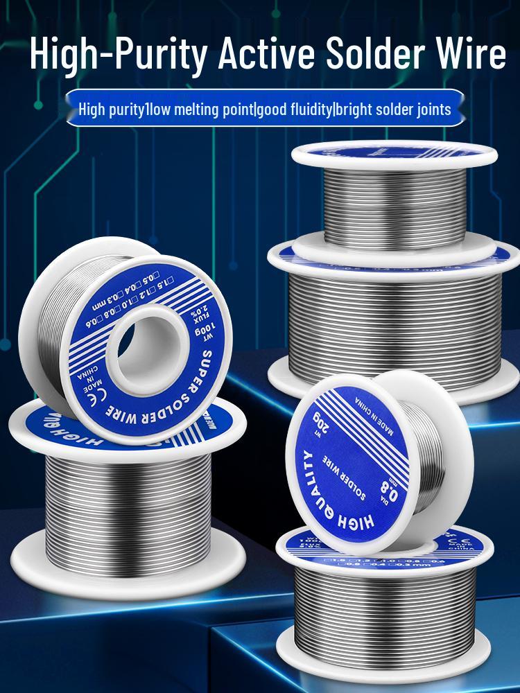 High-Purity Lead-Free Rosin Core Solder Wire for Low-Temperature Welding