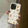 Christmas Gingerbread Man Phone Case For iPhone 17 16 15 14 13 12 11 Pro Max XR XS MAX 7 8 PLUS INS Frivolous Transparent Cover
