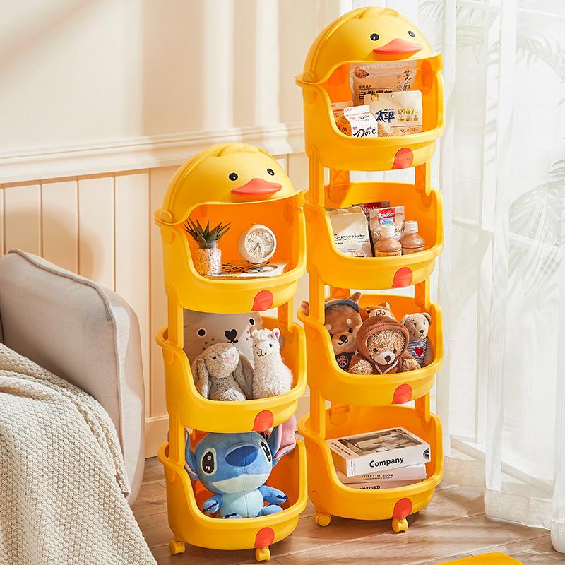 Kinder Spielzeug Aufbewahrungsregal Rollwagenregal Großer Halter Wohnzimmer Lagerung Bücherregal Baby Snacks/Bücher/Spielzeug Organizer
