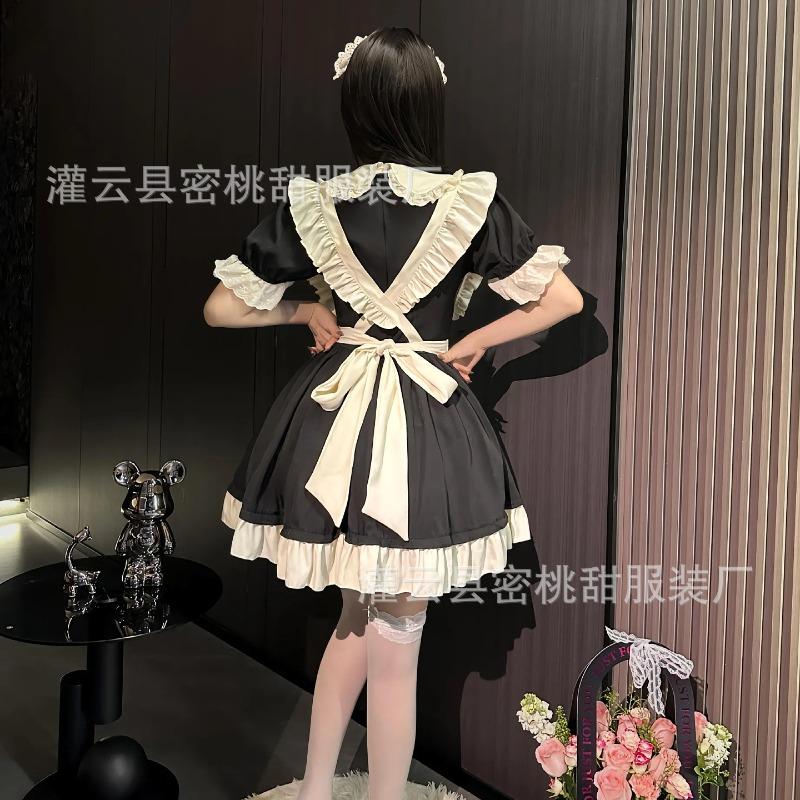 Sexy lingerie sexy slim cos lolita dress cosplay sweet apron elegant maid uniform