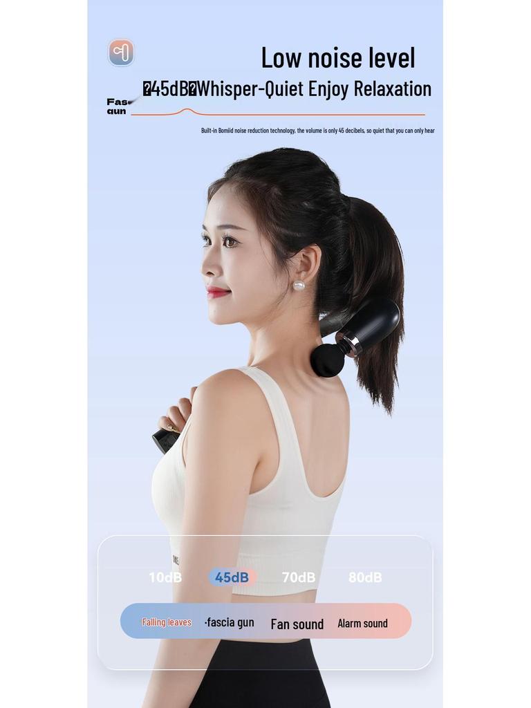 Portable Multi-Head Electric Massager with Hot & Cold Therapy
