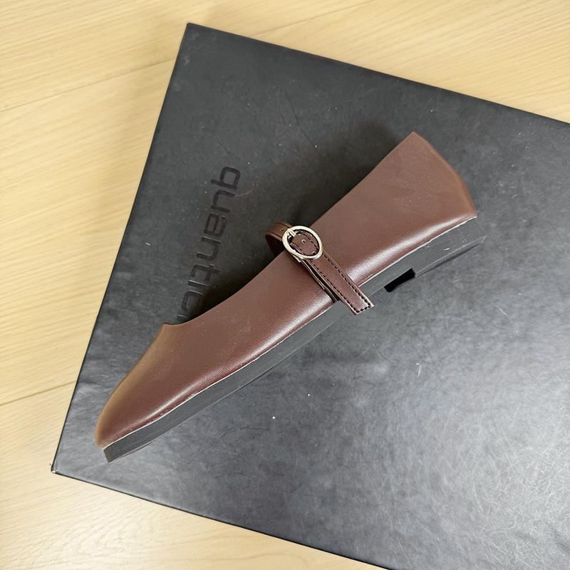 Fashion Flat Shoes for Women 2025 Spring and Autumn Round Toe Brown Mary Jane Shoes Retro Red Plus Size Women's Shoes Loafers Women