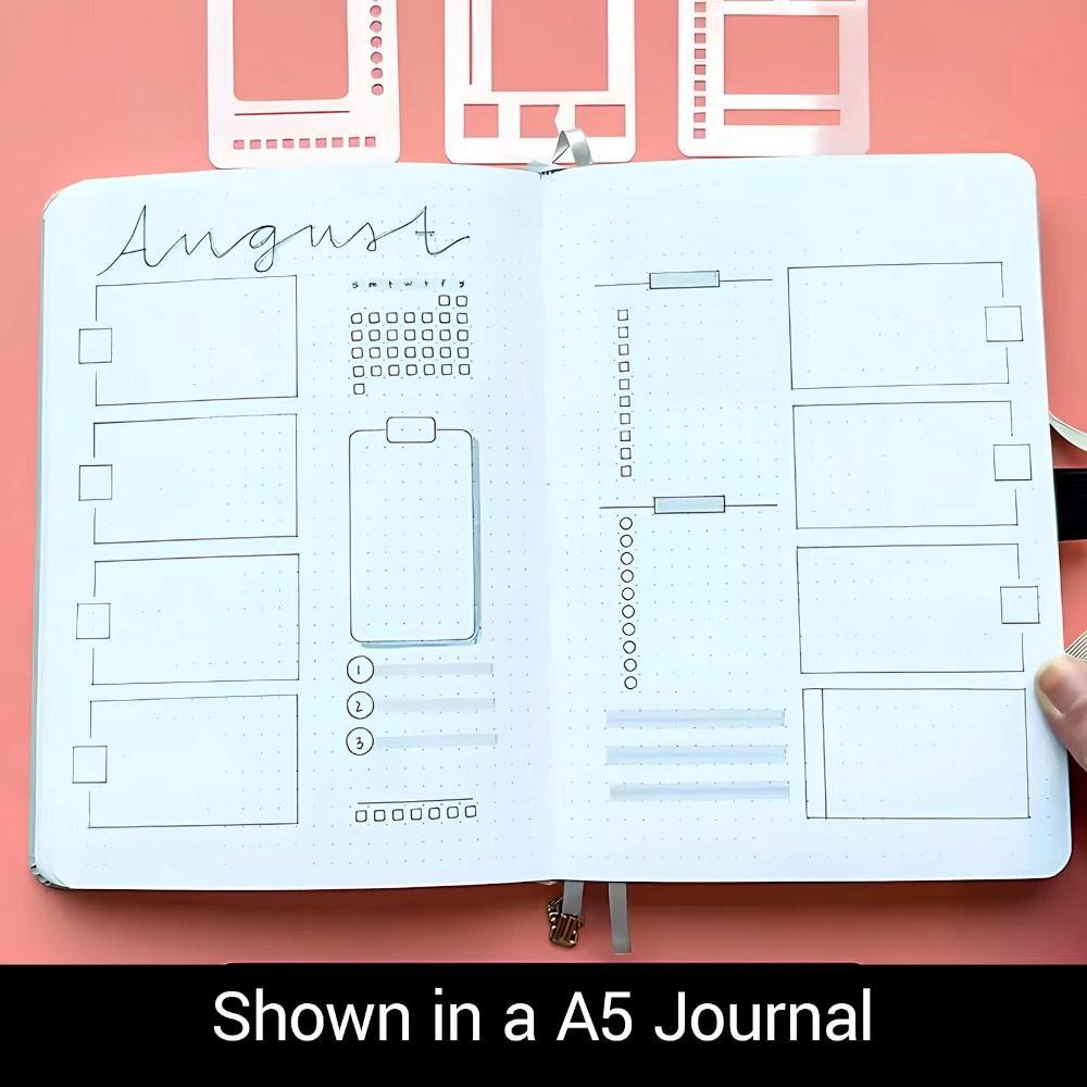 Multifunctional Flexible Record Template Checklists Boxes Lines Log Planning Template  Journal