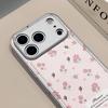 Full screen crushed flower is suitable for Apple 17pro mobile phone case iphone16pm leather pattern, personalized anti-drop