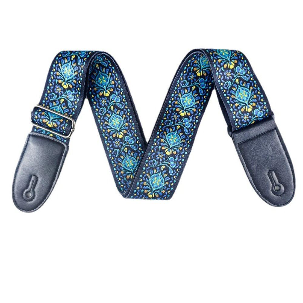 Adjustable Guitar Strap Ethnic Style Electric Guitar Belts Guitar Shoulder Belt  Guitar Accessories
