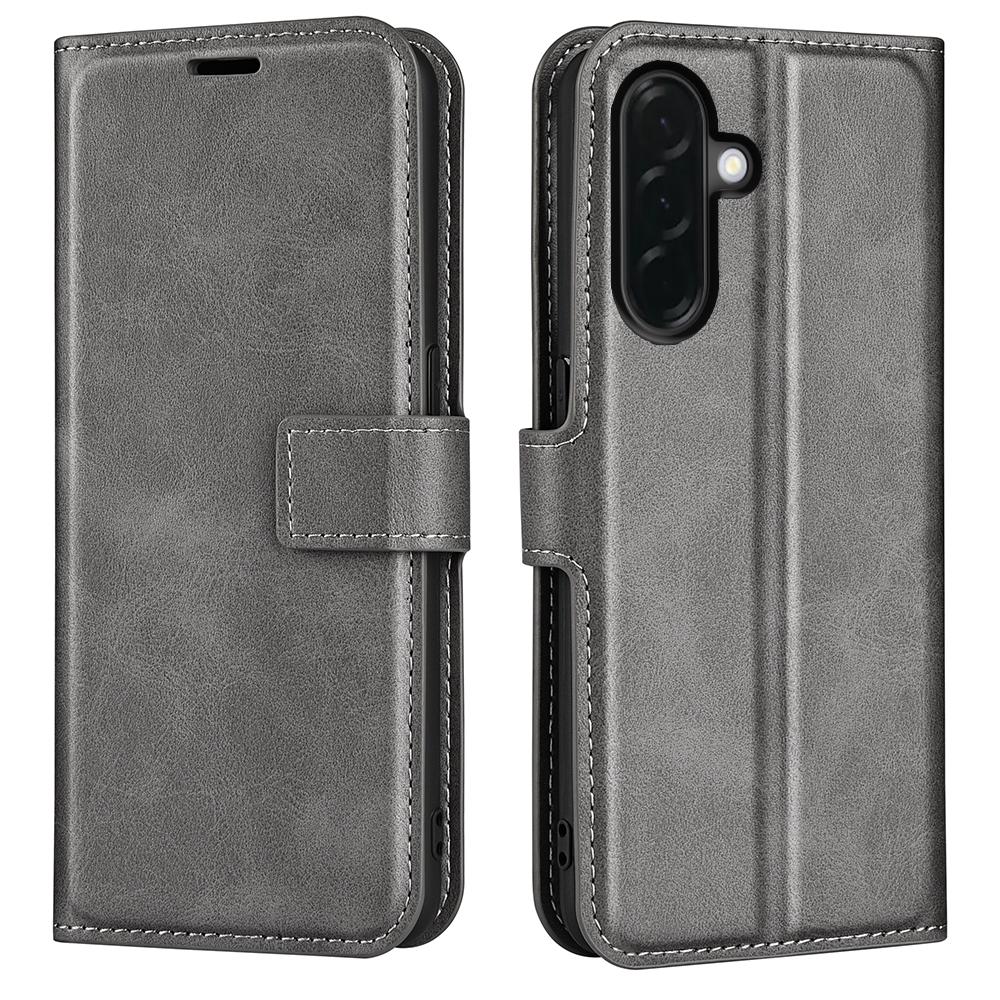 For Samsung Galaxy A37 5G Stand Case Anti-Scratch Calf Texture Leather Phone Cover