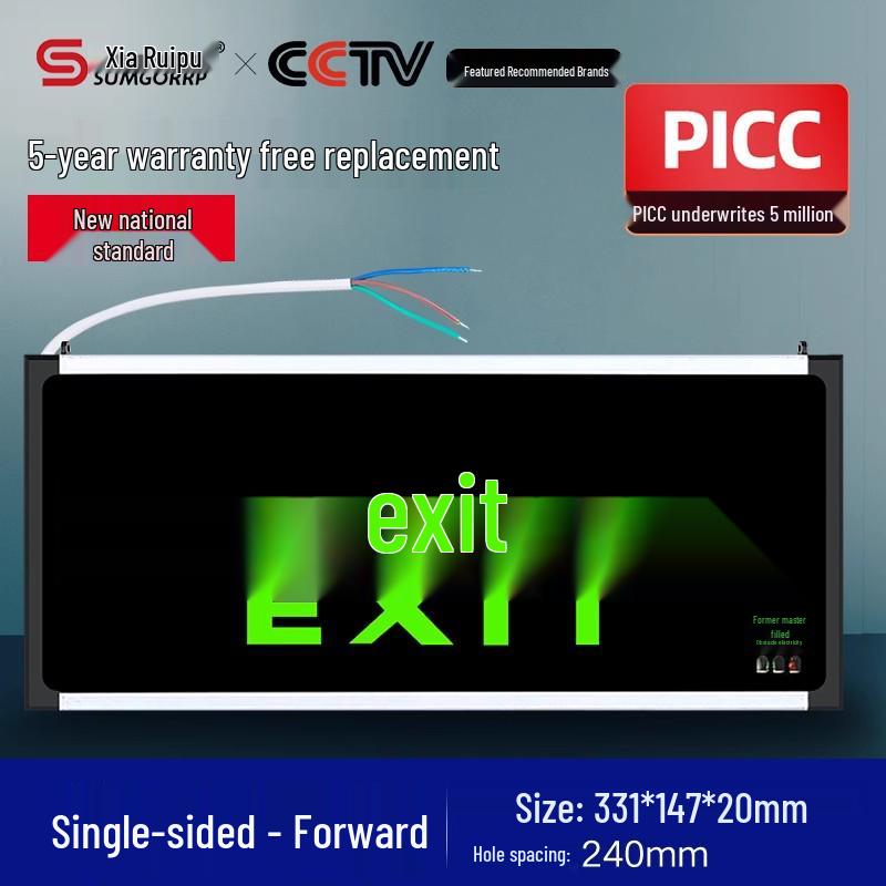 Multifunctional Super Bright Emergency Exit Light & Sign