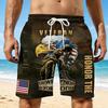 2026 Uomo 3D Bandiera USA Grafica Pantaloncini da Spiaggia Uomo Stampa Bandiera USA Costume da Bagno per Surfista Pantaloni da Mare Uomo Pantaloncini Freschi Ice