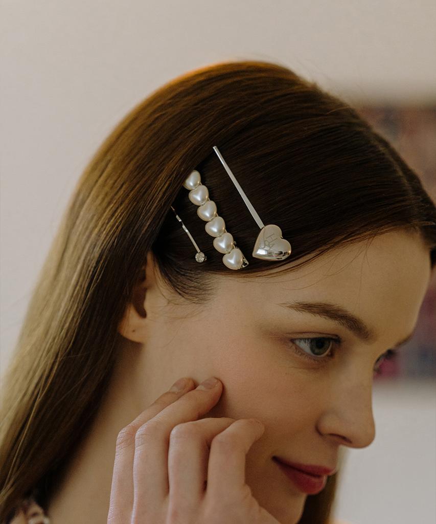 Has Ha021 Love Pearl Hair Pin Set