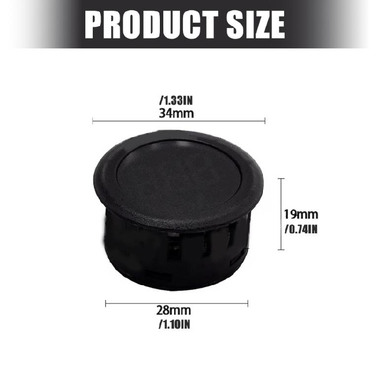 Round 5-100V LED Digital Display Circular Two Wire Voltmeter Digital Voltmeter Head Display Reverse Connection