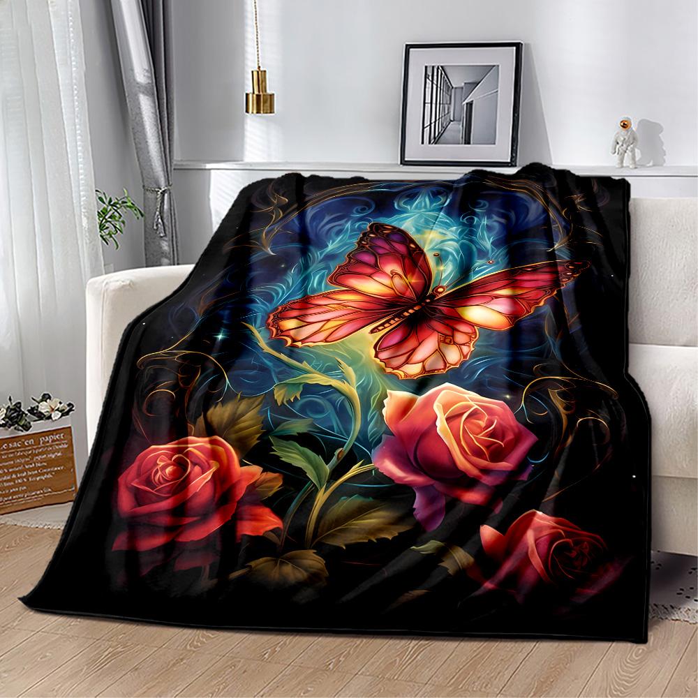 Butterfly Dream Catcher Blanket Comfortable Suitable for Office Chair Seaside Chair for All Seasons Modern Style Gifts For Family Or Friends