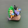 5cm/1.97in Anime Figure Goku and Krillin Action Figures Pvc Statue Desktop Ornamen Collection Model Toys Gifts