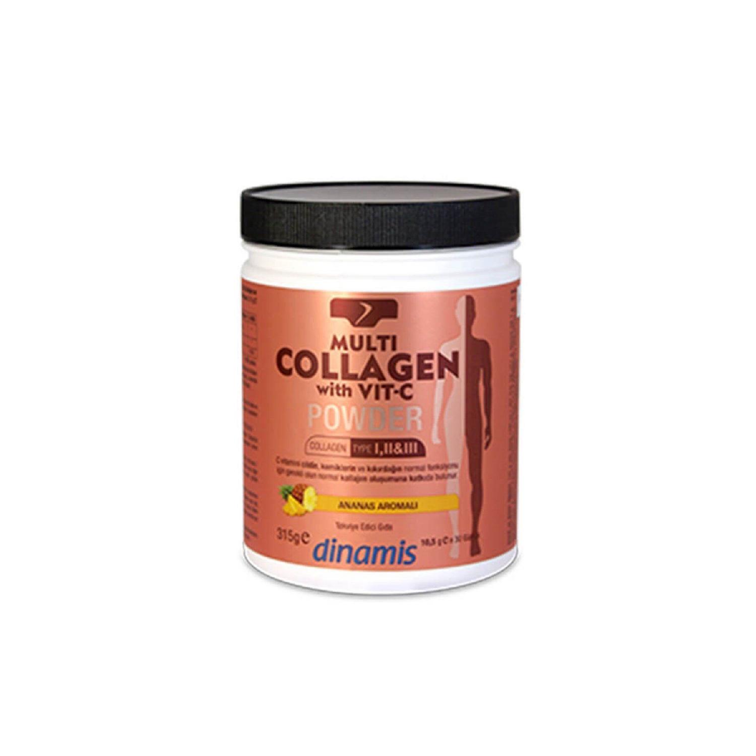 

Dynamis Multi Collagen With Vit C Powder Pineapple Flavored 315 Gr