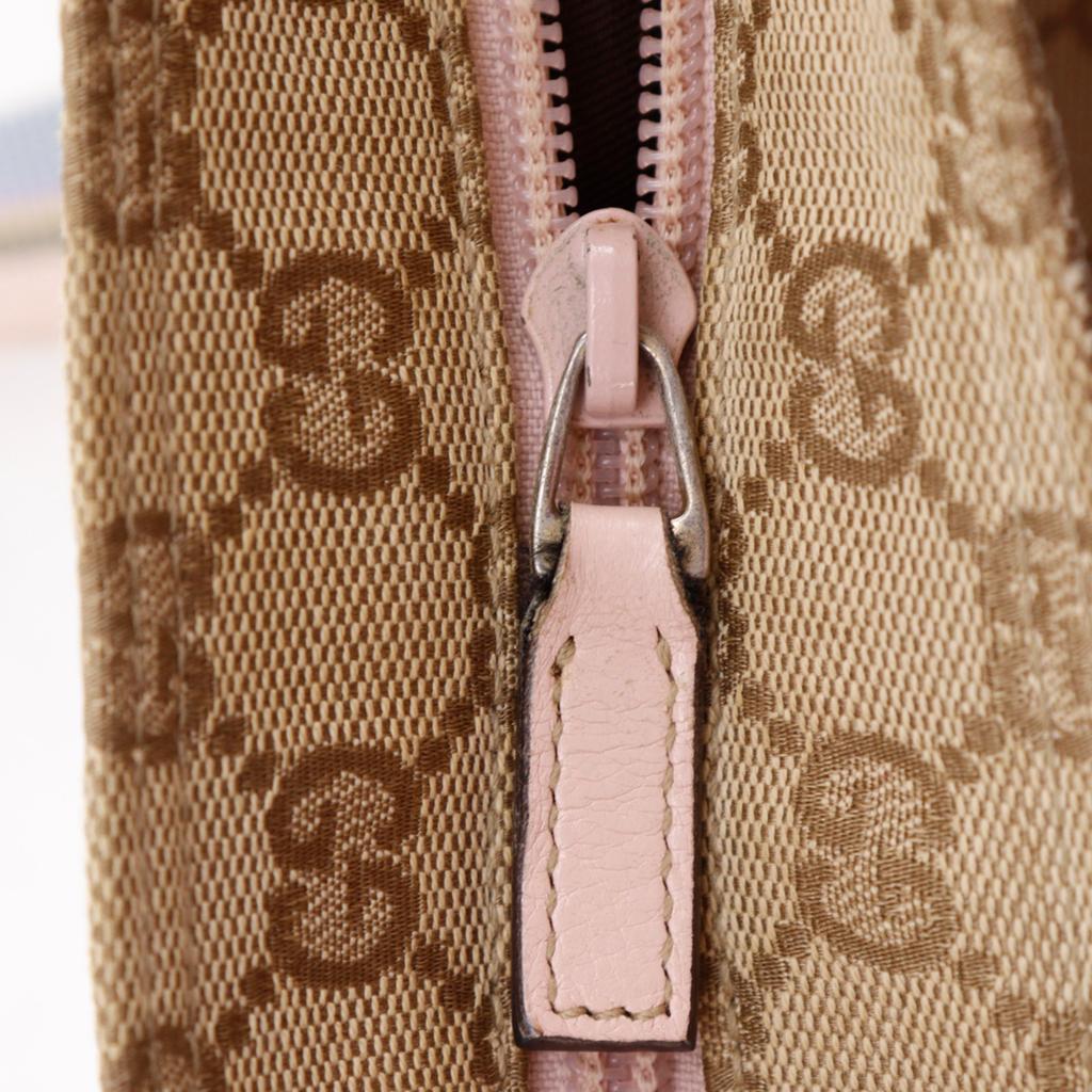 GUCCI Shoulder Bag 189749 Brown / Pink GG canvas Women Used