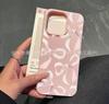 Ins bow pink phone case for iPhone Apple 11/12/13/14/15/16 ProMax soft 17