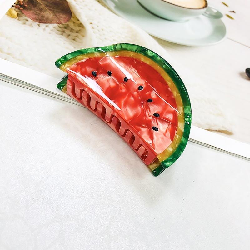 Fashion Hair Clip Lovely Fruit Claw Clip PonytailHolder Women Hair Accessories
