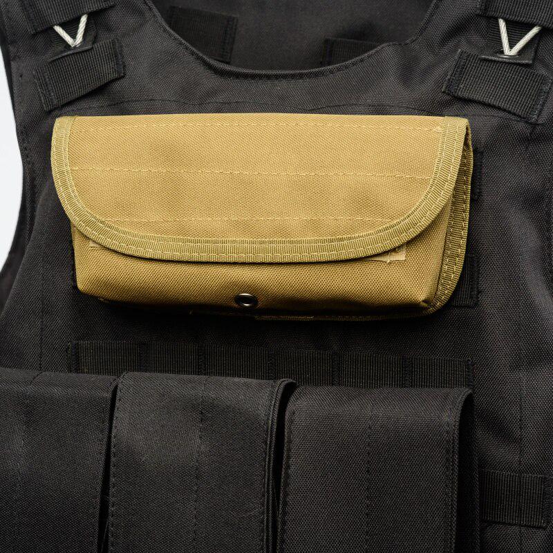 Custodia in nylon 1000D Molle Custodia per portariviste per strumenti EDC Borsa per accessori da esterno Porta cartuccia rotonda per caccia da combattimento Airsoft all'aperto