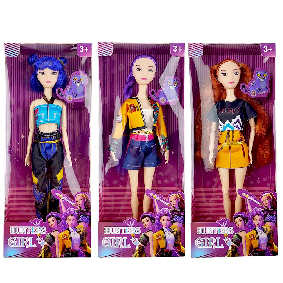30см K-Pop Мисливці на демонів Аніме Kpop Дівочий гурт Мультяшні Румі Зої Міра Фігурки Вінілові Фігурки Модель Ляльки Дівчаткам Різдвяний Подарунок