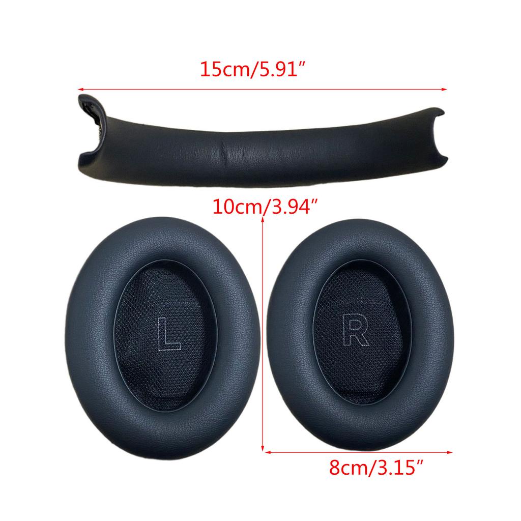 1Pair Ear Pads Headband For Quiet Comfort Ultra Headphones Elastic Earpads Ear Pads Ear Cushion Replacement