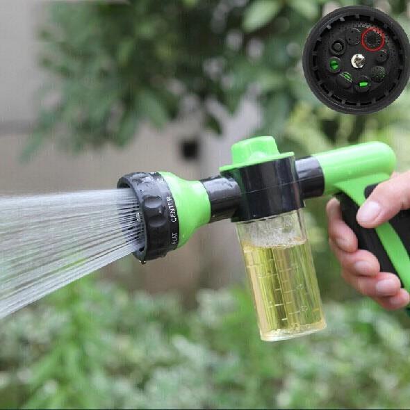 Multimode Foam Water Gun With Soap Dispenser For Car Wash And Garden Irrigation