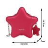 Luxus Damen Candy Color PU Leder Umhängetasche Casual Kette Kleine Sternform Schulter Messenger Bag