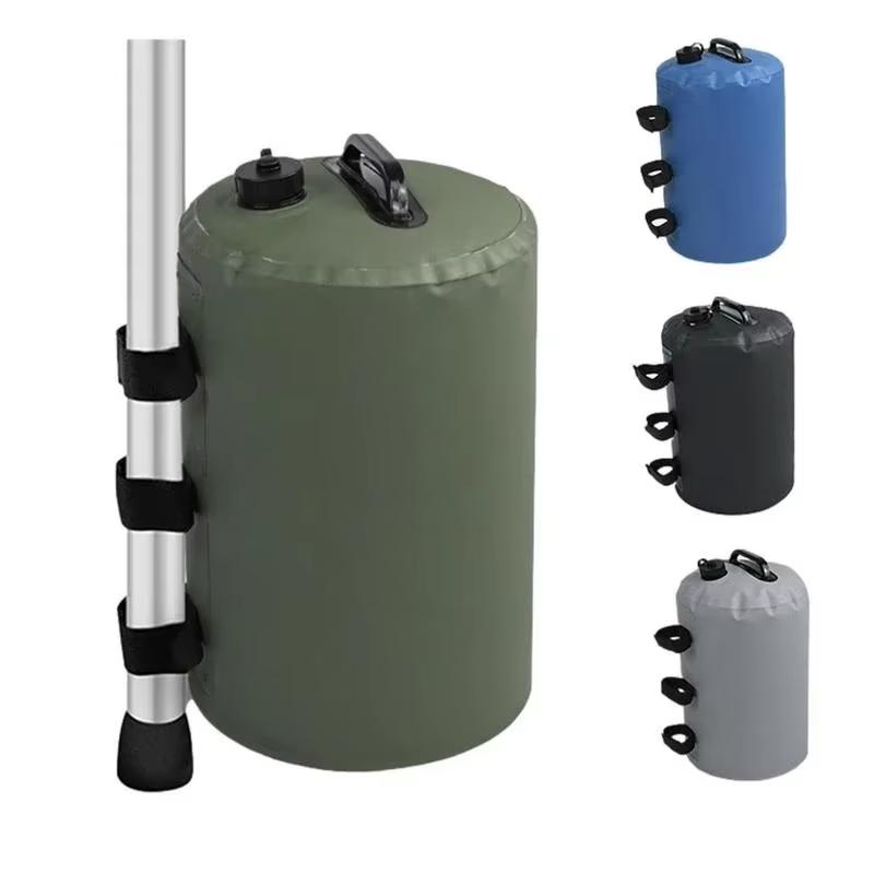20L Canopy Water Weight Bag Outdoor Camping Tent Sand Bag Canopy Legs Weights Sandbags Windproof Fixed Sandbag Tent Accessories