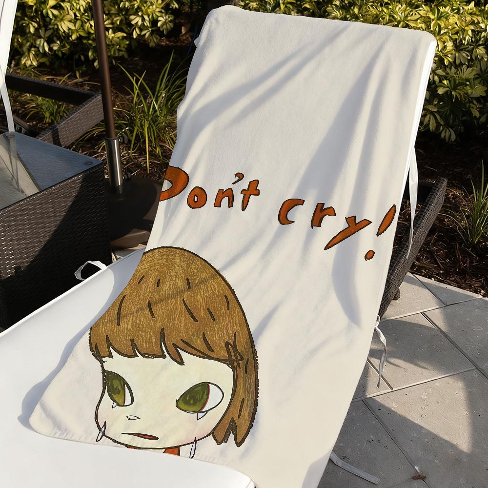 Art Y-Yoshitomo Nara Towel Towels For Beaches Yoga Studios Gyms Hot Springs Swimming Pools And Picnics